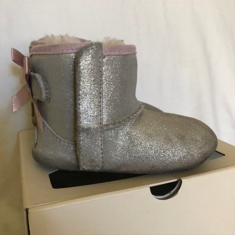 UGG Jesse Bow II Metallic Bootie for Babies